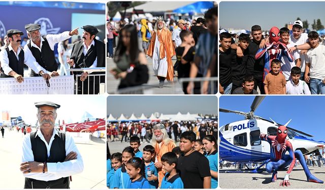 TEKNOFEST Adana'ya yöresel kıyafet ve kostümlerle katıldılar