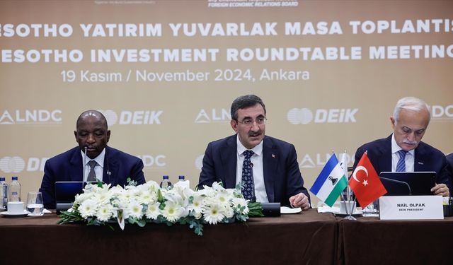 Cumhurbaşkanı Yardımcısı Yılmaz: Lesotho ile 50 milyon dolar ticaret hacmine ulaşma hedefi belirledik