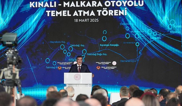 Cumhurbaşkanı Yardımcısı Yılmaz: Nice büyük projeleri ülkemize kazandırmaya kararlılıkla devam edeceğiz