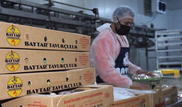 Devlet desteğiyle büyüttüğü işletmede yılda 300 ton tavuk eti işliyor