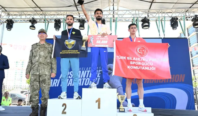 Malatya'da Arslantepe Uluslararası Yarı Maratonu tamamlandı
