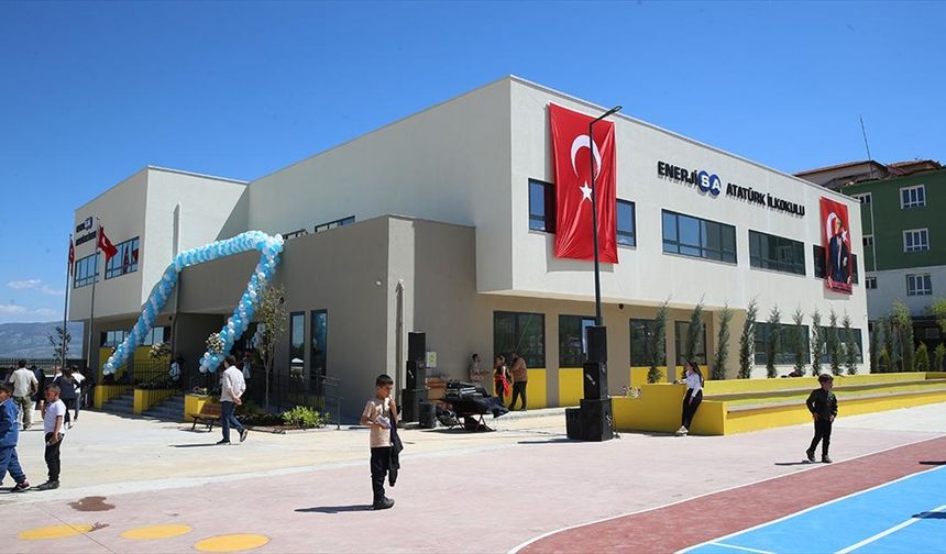 Enerjisa Atatürk İlkokulu Hatay'da törenle açıldı