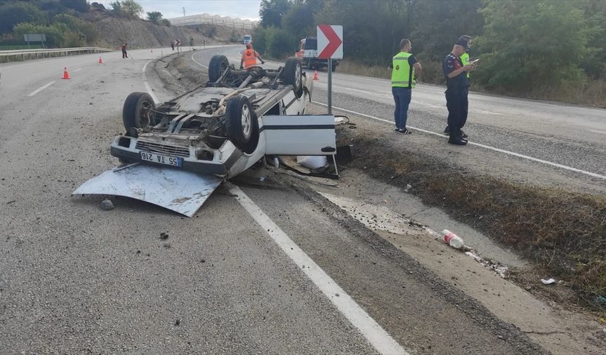 Karabük'te trafik kazalarında 3'ü çocuk 7 kişi yaralandı