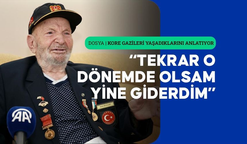 100 yaşındaki Kore gazisi madalyasını gururla taşıyor