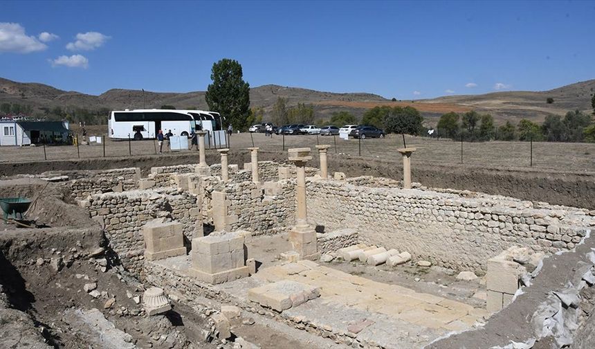 Farklı ülkelerden akademisyenler Satala Antik Kenti kazı alanında incelemede bulundu