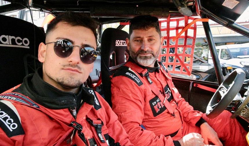 Babanın off-road tutkusu oğluna da geçti