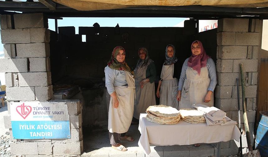 Hatay'da "İyilik Tandırı" depremzede kadınlara gelir kapısı oluyor