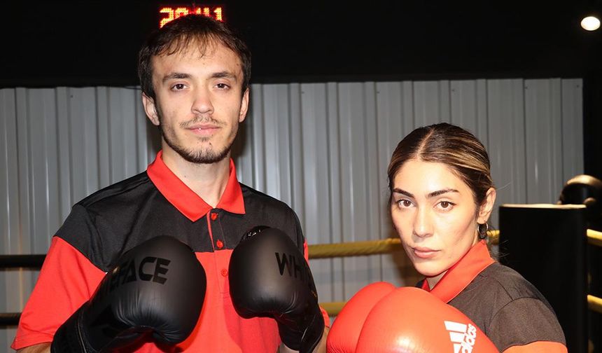 Savate sporcuları Aybüke ve Raşit Yusuf, Türk spor tarihine geçecek