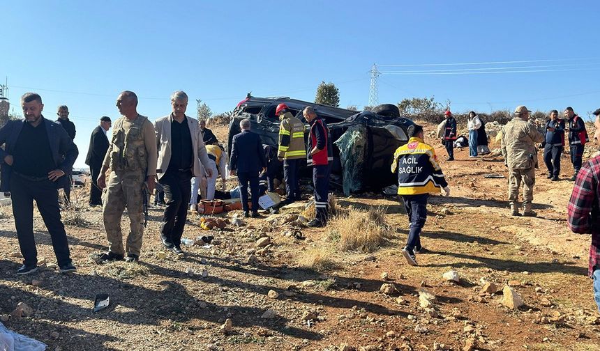 Mardin'de trafik kazasında 4 kişi hayatını kaybetti, 4 kişi yaralandı