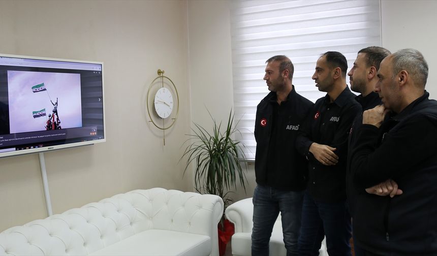 Bitlis'te AFAD ekibi, AA'nın "Yılın Kareleri" oylamasına katıldı