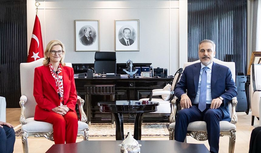 Dışişleri Bakanı Fidan, Uluslararası Telekomünikasyon Birliği Genel Sekreteri Martin'i kabul etti
