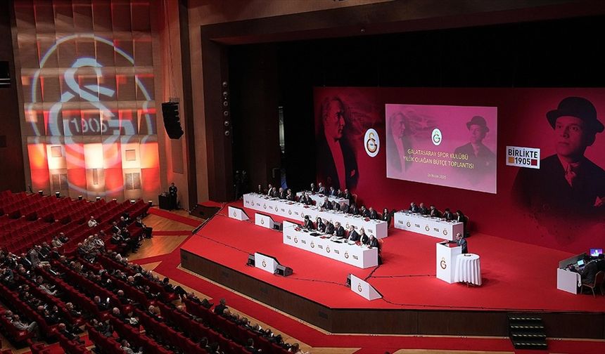 Galatasaray'da 2025-26 bütçesi onaylandı