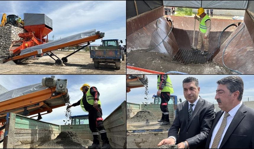 Elazığ Hipodromu'ndaki atık kumlar geri dönüşümle tekrar kullanılacak