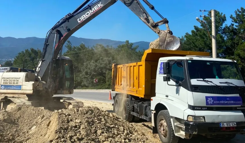 Aydın'ın tüm ilçelerinde ulaşım yatırımları sürüyor