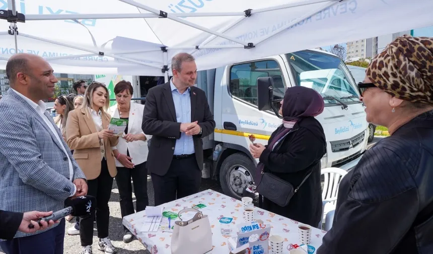 Beylikdüzü'nde geri dönüşüme teşvik eden uygulama