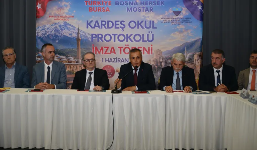 Bursa ile Mostar arasında eğitim köprüsü kuruldu