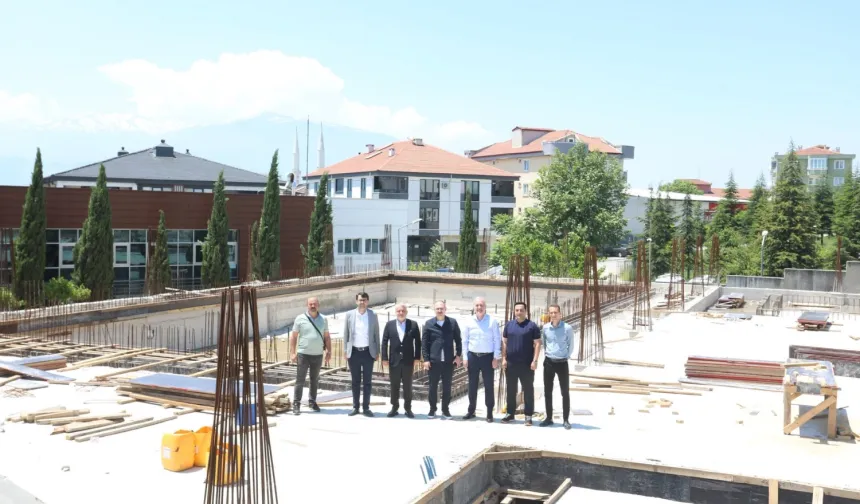 Bursa İnegöl'de devam eden projeler yerinde incelendi
