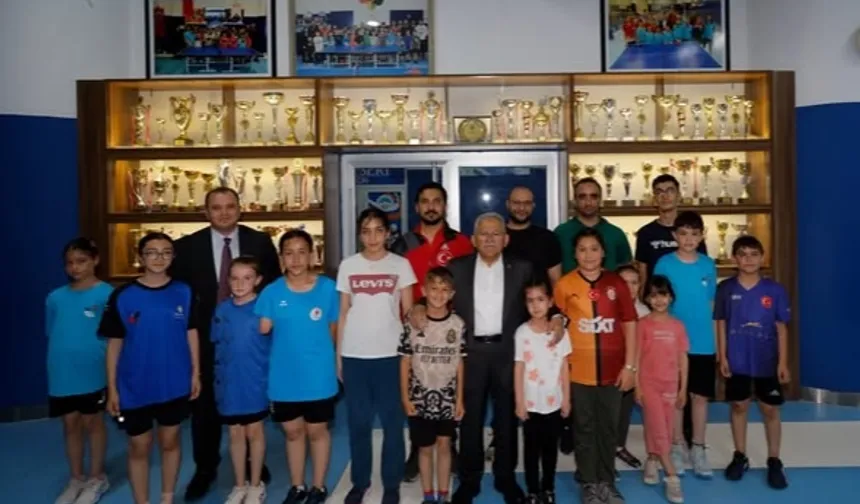 Kayseri Büyükşehir geleceğin sporcularını yetiştiriyor