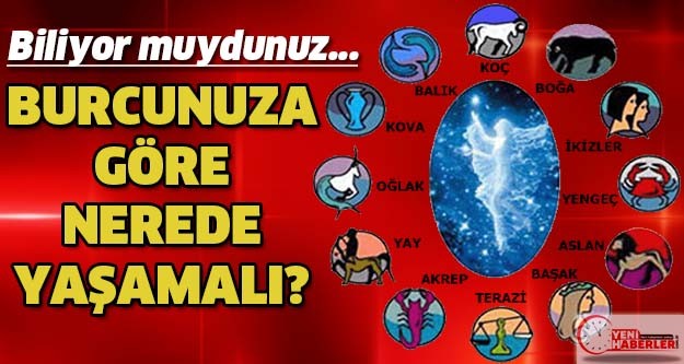 Biliyor muydunuz...Burcunuza göre nerede yaşamalı?